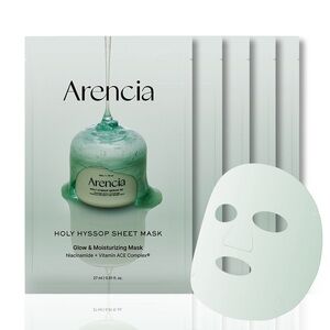 🌿 Arencia Holy Hyssop Sheet Mask (Set of 5)